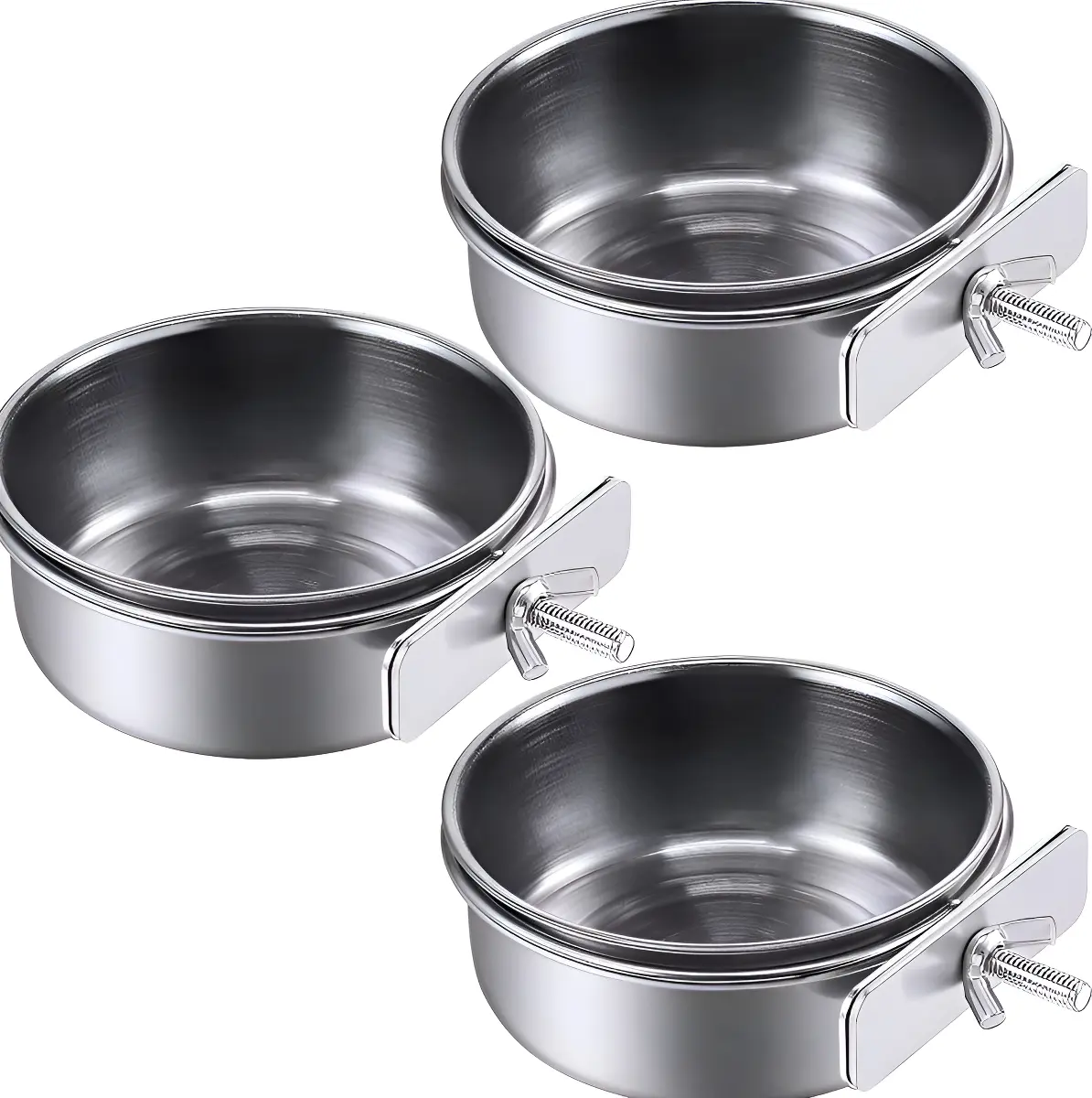 Import-Gaiopar — comedouro inox 300 ml — Inox;1 unidade